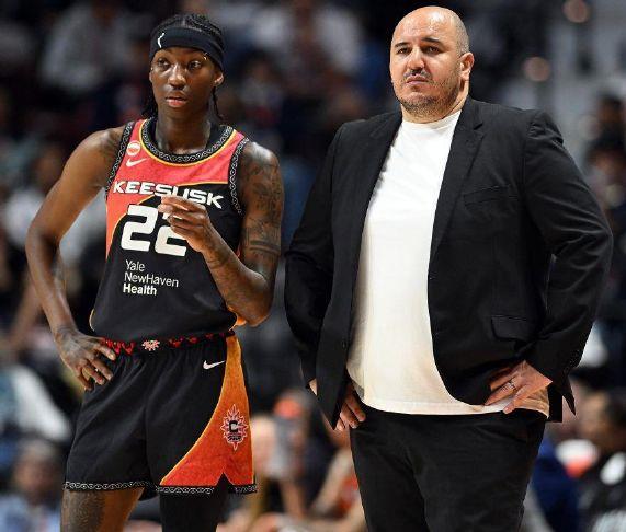 A'ja Wilson drops 45, but Connecticut Sun give Las Vegas Aces a fight in 101-94 loss