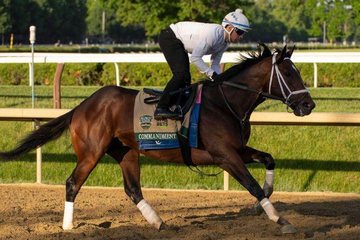 Kentucky Derby winner Golden Tempo faces a pace challenge in the Belmont Stakes