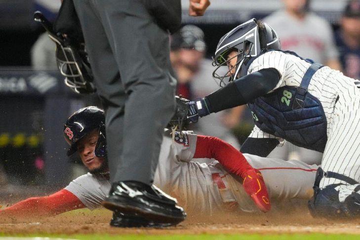 Yankees edge Red Sox 1-0 in series opener as Goldschmidt homers, Bellinger throws out run
