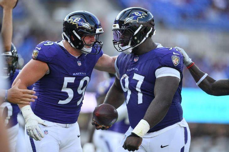 Giants acquire defensive lineman CJ Okoye from the Ravens for a 2028 seventh-round pick