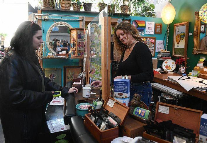 Shoppers go small on 'Small Business Saturday' at the Velvet Mill