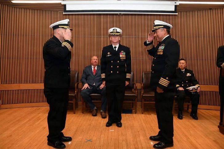 Cmdr. Kimock take over USS New Mexico