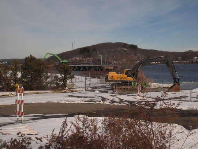 Construction begins on Montville public boat  launch, fishing pier