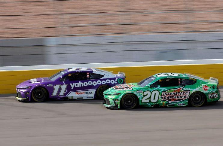 Denny Hamlin shakes off Phoenix heartbreak with a Las Vegas win alongside Chris Gayle